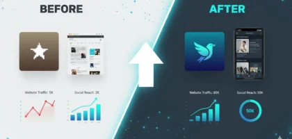 A-split-screen-showing-before_after-brand-transformation-with-compelling-visual-elements-and-marketing-metrics.